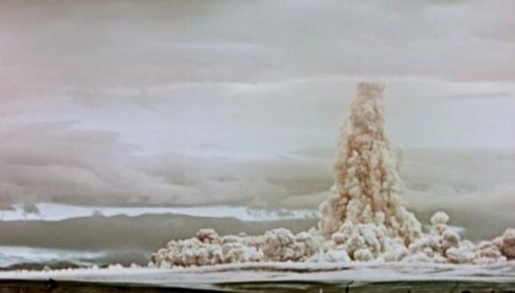 La explosión de la bomba Zar generó una nube de hongo de unos 60 km de altura. (REUTERS).