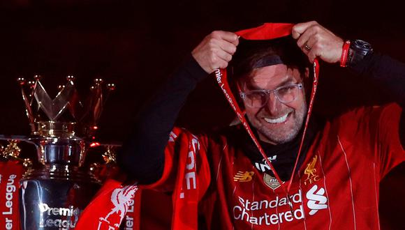 Jurgen Klopp consiguió su primer título de Premier League con Liverpool. (Foto: AFP)