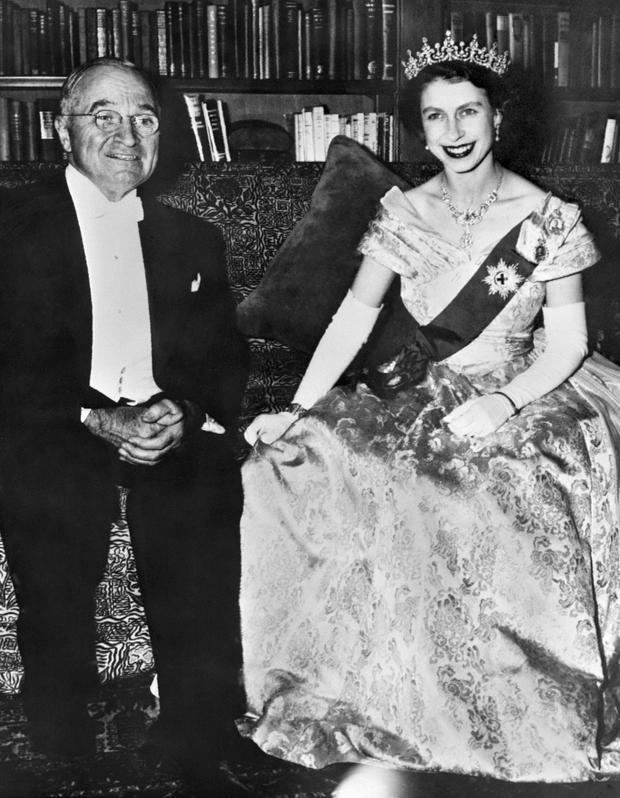 She was not yet a queen, but during a state visit to the United States in 1951, Elizabeth met then-President Harry Truman, who was the only American president Elizabeth met as a princess.  (Photo: AFP)