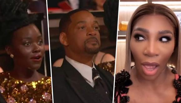 Lupita Nyong'o y Serena Williams reaccionan a lo ocurrido entre Will Smith y Chris Rock en el Oscar 2022