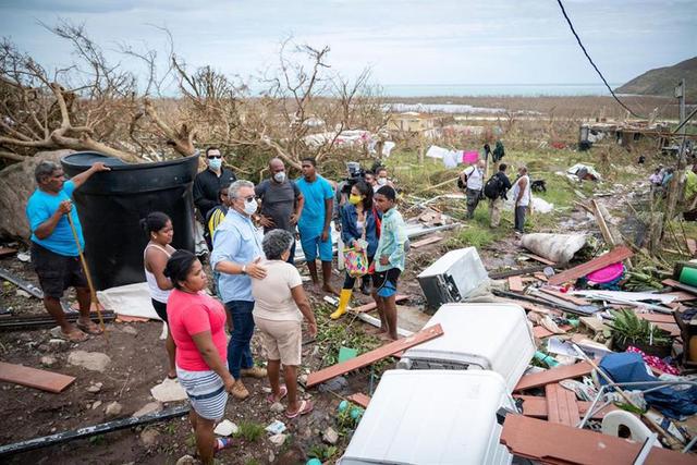 El huracán Iota destruyó la infraestructura de Providencia y dejó al menos dos muertos y un desaparecido. (EFE).