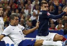 Francia vs Portugal: Pepe ya le apuntó la placa a Antoine Griezmann