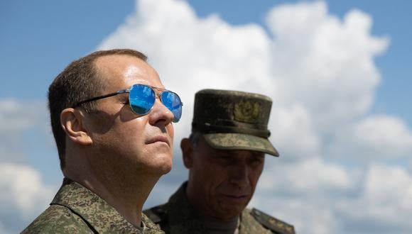 Imagen de archivo | El ex presidente de Rusia y ahora vicepresidente del Consejo de Seguridad del país, Dmitry Medvedev. (Foto de Yekaterina SHTUKINA / SPUTNIK / AFP)