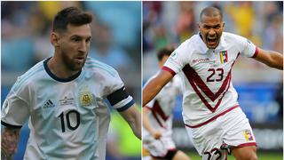 Argentina vs. Venezuela: ¿Quién es el favorito para la casa de apuestas en el duelo por Copa América 2019?