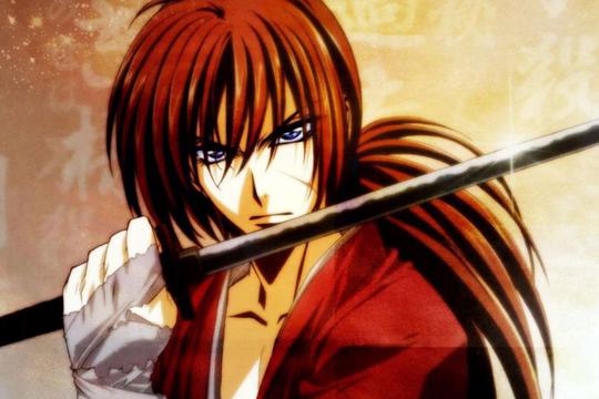Himura Kenshin es el personaje principal que da nombre a la serie. Está basado en el personaje histórico de Kawakami Gensai y en otros personajes históricos como el rōnin Musashi Miyamoto. | Crédito: Nobuhiro Watsuki