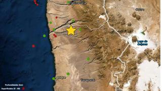 Tacna: sismo de magnitud 5.6 remeció la región esta mañana