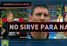 Martín Liberman arremetió contra Lionel Messi en "El Chiringuito de Jugones"