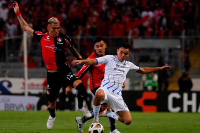 Atlas vs. Monterrey por la Liguilla 2021 de México | Foto: EFE.