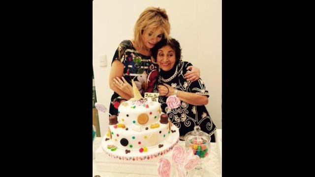 Gisela Valcárcel compartió fotos del cumpleaños de su madre - 1