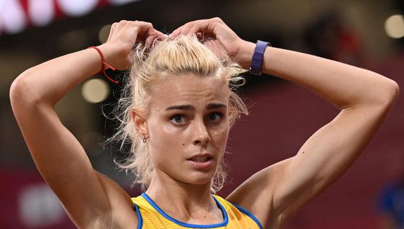 Yuliia Levchenko en los Juegos Olímpicos de Tokio 2020. (Foto: AFP)