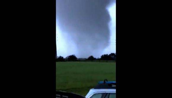 No solo el huracán Dorian, un tornado causó gran alarma en Carolina del Norte. Captura de video