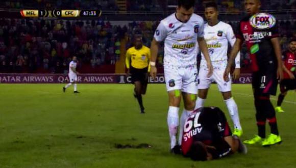 Melgar vs. Caracas EN VIVO: empujones, insultos y conato de bronca en el inicio del segundo tiempo | VIDEO. (Foto: Captura de pantalla)