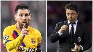 Marcelo Gallardo, el preferido de Messi para reemplazar a Valverde en el banquillo del Barcelona