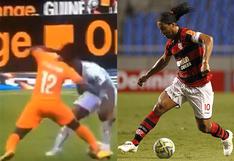 YouTube: Wilfried Bony imita 'elástica' de Ronaldinho (VIDEO)
