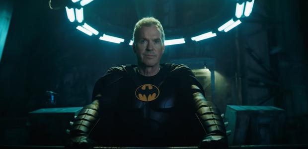 Michael Keaton como Batman en "The Flash" (Foto: DC Studios)