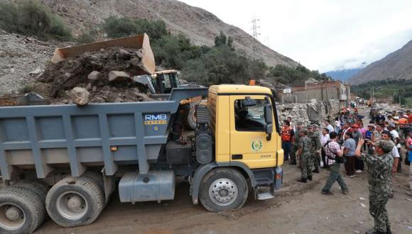 Ejército permanecerá en zonas afectadas por huaicos