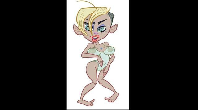 Miley Cyrus es caricaturizada por el creador de Ren & Stimpy - 2