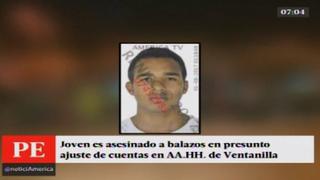 Ventanilla: joven de 22 años es asesinado por presunto ajuste de cuentas