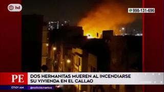 Callao: dos niñas fallecieron tras un incendio en su vivienda