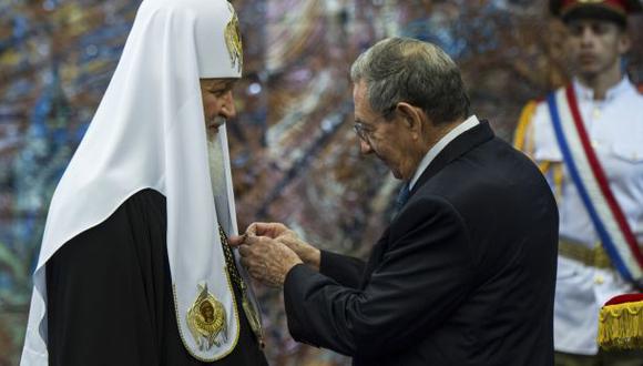 Cuba condecoró al patriarca ruso con la orden "José Martí"