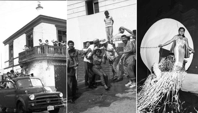 Mira cómo se celebraba carnaval en los años 1955, 1956, 1958, 1961, 1974 y 1984 en los barrios populosos de Lima. (Archivo histórico El Comercio)