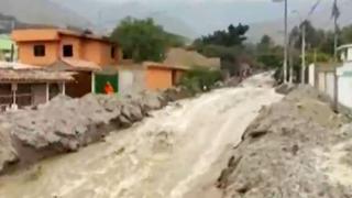 Chaclacayo: reportan caída de tercer huaico en zona de Los Laureles