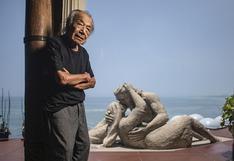 Víctor Delfín: el artista detrás de la escultura “El beso” habla de sus proyectos personales, a sus 96 años