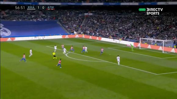 Marco Asensio marcó el 2-0 del Real Madrid vs. Atlético de Madrid. (Video: DirecTV Sports)