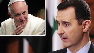 Bachar al Assad agradece a Francisco por su postura contra agresiones en Siria