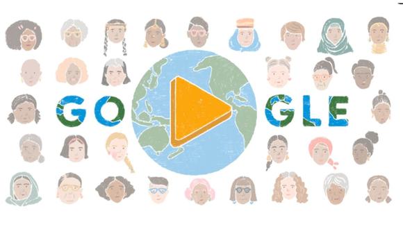 Día Internacional de la Mujer: Google conmemora esta importante fecha con un doodle. (Foto: Captura de Google)