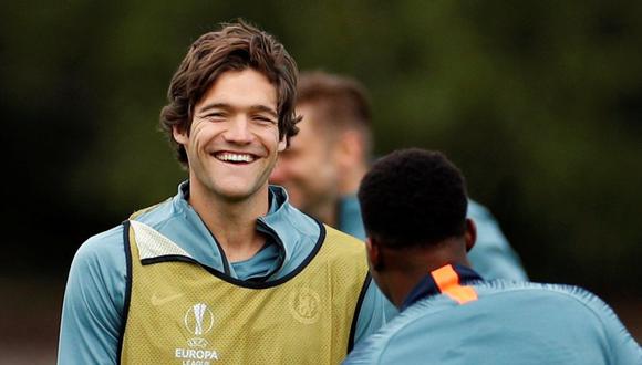 Marcos Alonso: “Hay muy buen ambiente en la selección de España”