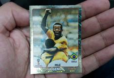 Álbum Panini: Pelé y las figuras del pentacampeón del fútbol