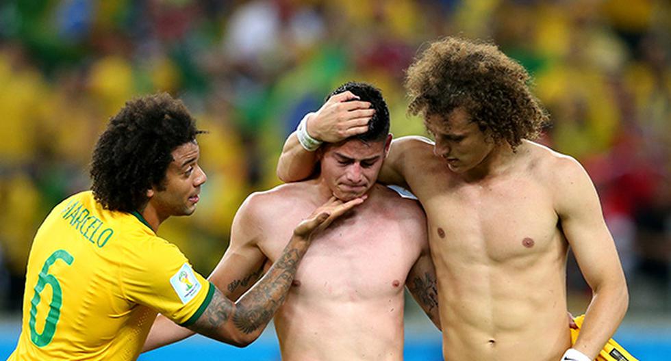James Rodríguez contó que le dijo David Luiz en Brasil 2014. (Foto: Getty Images)