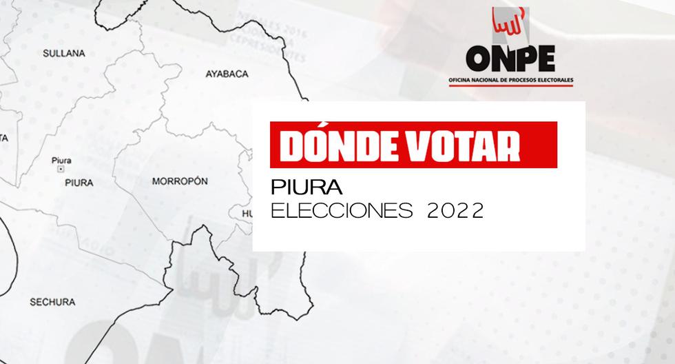 ¿Dónde puedo votar si estoy en Piura?. FOTO: Diseño El Comercio.