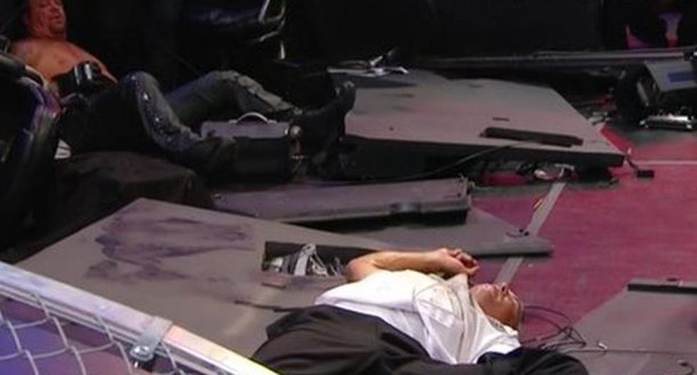 Mira el momento exacto en que Shane McMahon casi muere por culpa de Undertaker en WrestleMania 32 de WWE. (Foto: Internet)