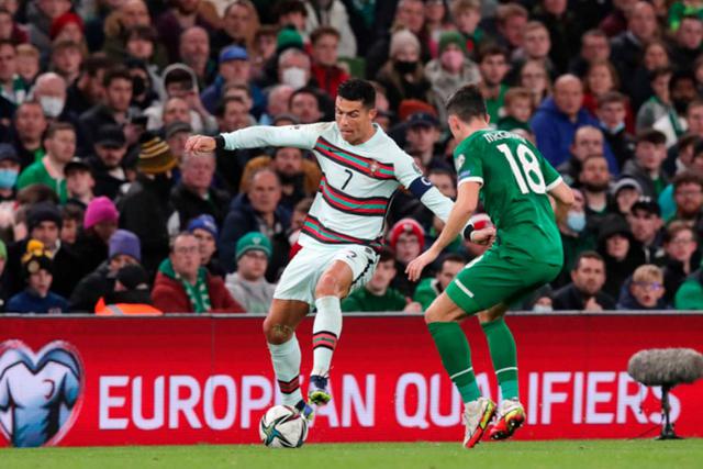 Portugal vs. Irlanda por las Eliminatorias de Europa rumbo a Qatar 2022 | Foto: EFE.