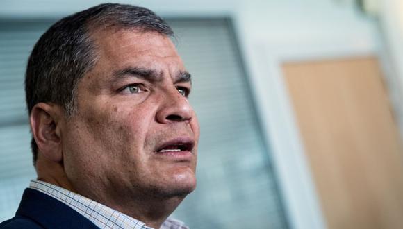 La sentencia, confirmada en julio, fue ratificada en última instancia en una casación planteada por Rafael Correa, quien es candidato a la vicepresidencia por una coalición de izquierda.(Foto: Archivo/ Kenzo TRIBOUILLARD / AFP).