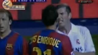 Zidane y el día en que se peleó con Luis Enrique en un clásico