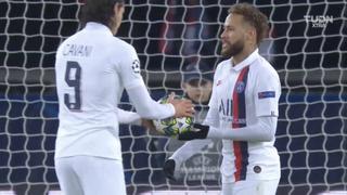 PSG: Neymar le cedió el balón a Cavani para que este ejecute y consiga el 5-0 por Champions League | VIDEO