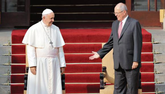 Frente a unos 200 invitados, el Papa reiteró su mensaje sobre la necesidad de impulsar la “ecología integral” y los peligros de la minería informal, así como la necesidad de unirse contra la corrupción. (Foto: Rolly Reyna/El Comercio)