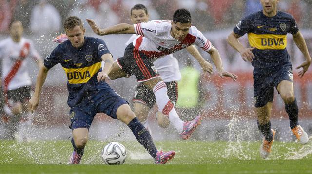 Fútbol y lluvia: así se jugó el clásico River-Boca - 1