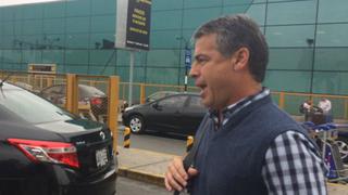 Pablo Bengoechea arribó a Lima: "Vengo a ver a unos amigos"