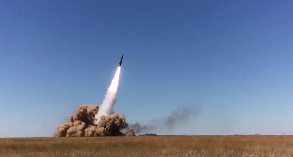 Lanzamiento de misiles. (Foto: Ministerio de Defensa de Rusia/YouTube)