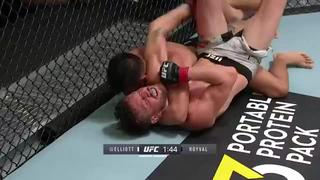 UFC Fight Night: La espectacular llave con la que Brandon Royval ganó el duelo preliminar de peso mosca |VÍDEO|