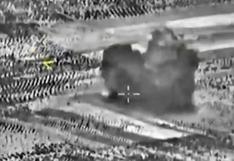 Rusia destruye búnker y arsenal de Estado Islámico en Siria | VIDEO