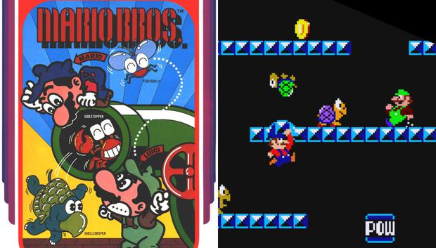 Mario Bros. de 1983 fue el primer videojuego donde la profesión de Mario fue la de un fontanero. (Foto: Pinterest/Nintendo)