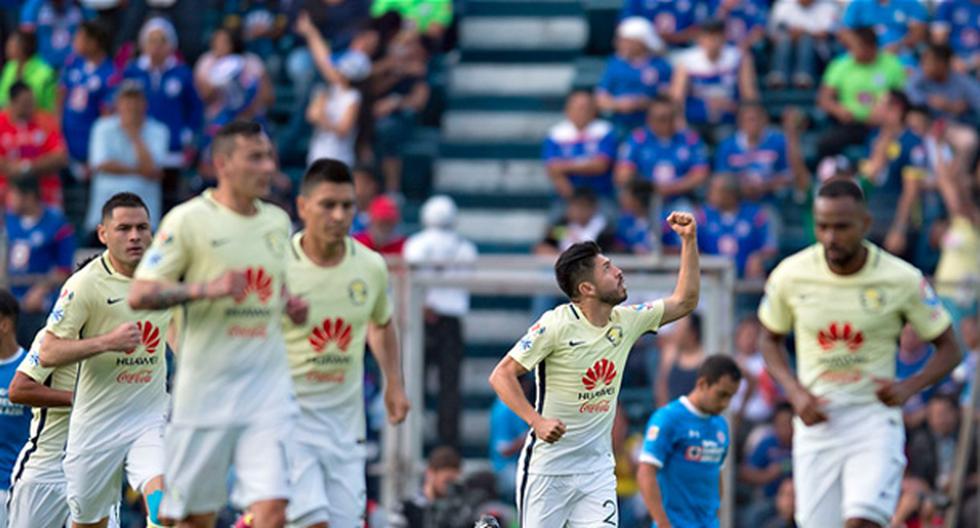 América impuso condiciones sobre el Cruz Azul en condición de visita por la fecha 8 del Apertura mexicano. (Foto: Prensa América)