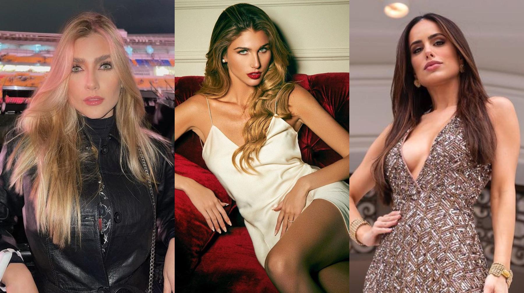 La candidata peruana al Miss Universo 2022, Alessia Rovegno (centro) estará en competencia con todas las participantes latinas, entre las que se ubican lacolombiana María Fernanda Aristizábal (izquierda) y la brasilera Mia Mamede (derecha). (Foto: Instagram)