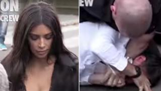 Hombre intentó besar a Kim Kardashian y terminó así [VIDEO]