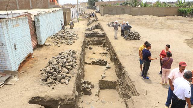 Hallazgo se dio en el sector conocido como Pampas de la Cruz en el centro poblado Las Lomas, en el distrito de Huanchaco, a unos 13 kilómetros de la ciudad de Trujillo, en la región La Libertad. (Foto: Johnny Aurazo)